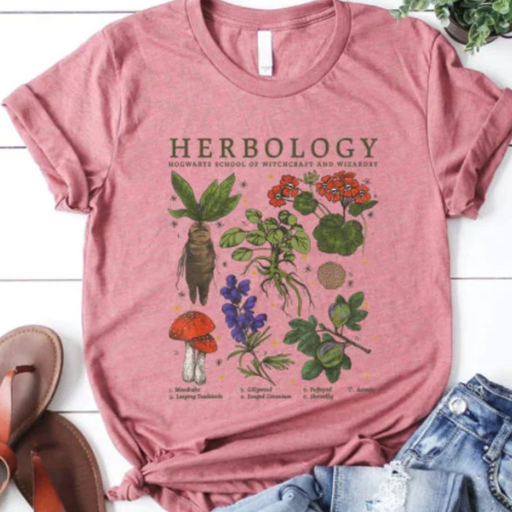 Harry Potter Herbology Plants Gift Shirt For Men And Women